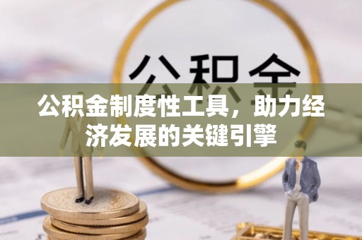曹妃甸公积金制度性工具，助力经济发展的关键引擎