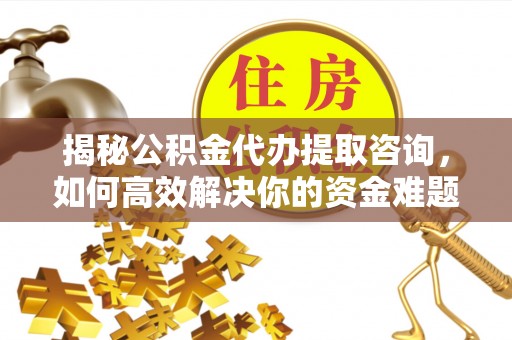曹妃甸揭秘公积金代办提取咨询，如何高效解决你的资金难题