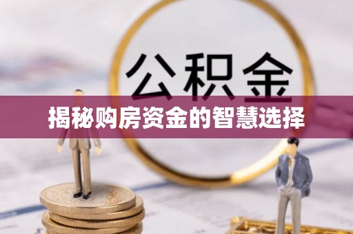 曹妃甸揭秘购房资金的智慧选择