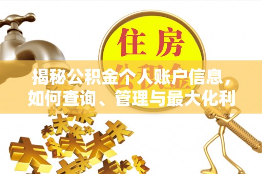 曹妃甸揭秘公积金个人账户信息，如何查询、管理与最大化利用